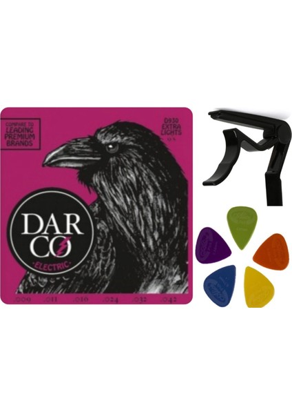 Şenses Müzik Martin Darco D930 Elektro Gitar Teli 09-42 Extra Light Takım Teli 3'lü Set
