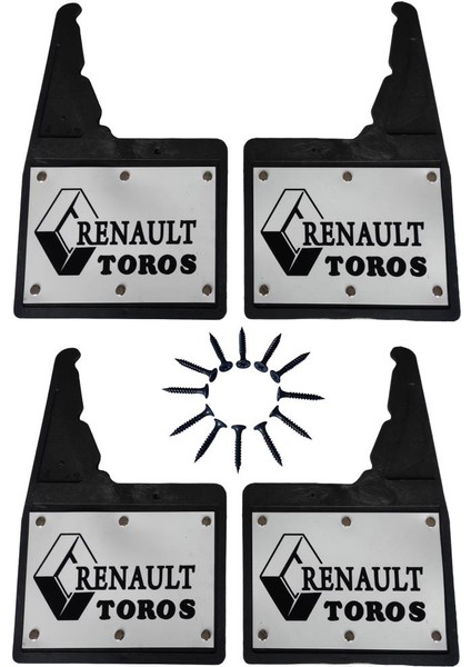 Renault 12 Toros-Toros Tsw Uyumlu Perçinli 4'lü Ön/arka Paçalık Tozluk Çamurluk REN1RX035YD