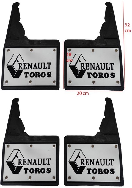 Renault 12 Toros-Toros Tsw Uyumlu Perçinli 4'lü Ön/arka Paçalık Tozluk Çamurluk REN1RX035YD modelleri