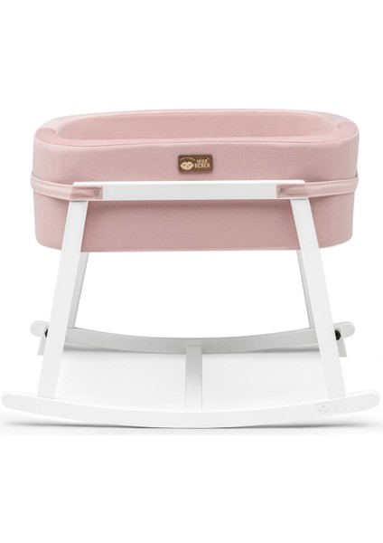 Anne Yanı Beşik Hier Bebek Ahşap Beyaz Stand Pembe Sepet fiyatları