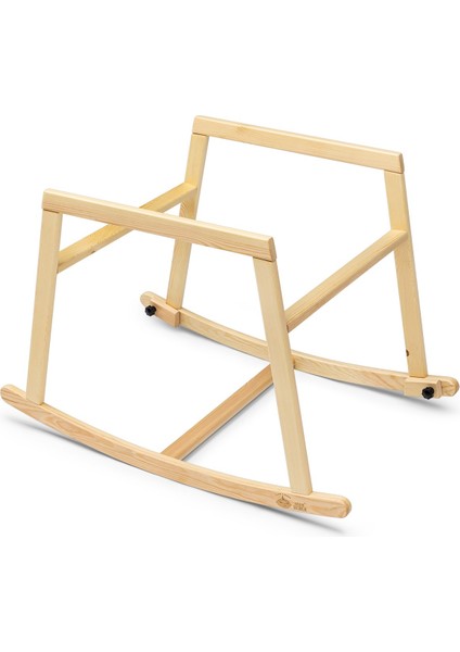 Anne Yanı Beşik Hier Bebek Ahşap Natürel Stand Gri Sepet modelleri