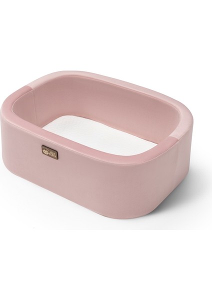 Anne Yanı Beşik Hier Bebek Ahşap Natürel Stand Pembe Sepet fiyatları