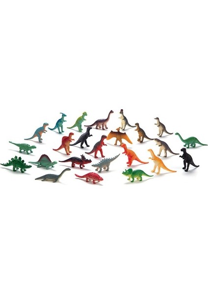 24 Adet Dinozor Jurassic Küçük Boy Simülasyon Dinozor Modeli Oyuncak (Yurt Dışından)
