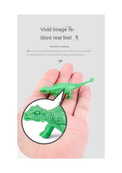 24 Adet Dinozor Jurassic Küçük Boy Simülasyon Dinozor Modeli Oyuncak (Yurt Dışından)
