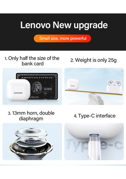 Shenzhen Xin Xin LP40 Pro /LP40 Bluetooth Kulaklık 5.0 Sürükleyici Ses Tws - Mor (Yurt Dışından) fırsatları