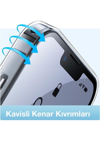 Kamera Korumalı iPhone 13 Pro Max Silikon Kılıf, Parmak Izi Bırakmaz, Ince Anti Drop Kılıf