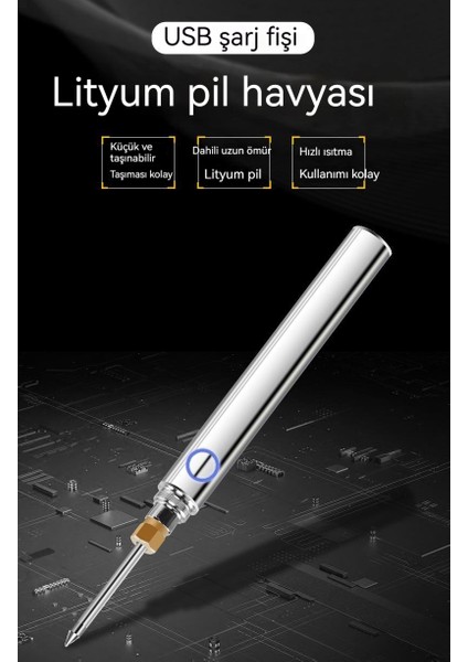 Ev Içi Isıtma Lityum Pil Kablosuz Şarj Havya Elektrikli Kaynak Kalem (Yurt Dışından) modelleri