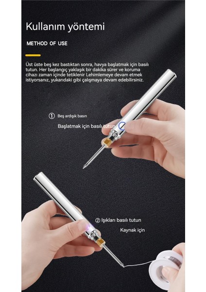 Ev Içi Isıtma Lityum Pil Kablosuz Şarj Havya Elektrikli Kaynak Kalem (Yurt Dışından) fırsatları