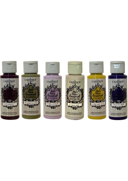 Cam ve Seramik Boyası 6'lı Set