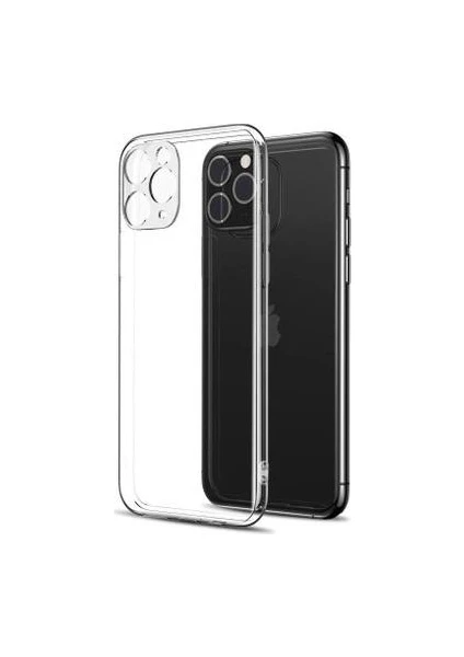 Case 4U Apple iPhone 11 Pro Max Kılıf A+ Şeffaf Lüx Süper Yumuşak 0.3mm Ince Slim Silikon