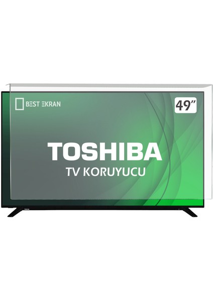 Toshiba 49" inç 124 Ekran Tv Ekran Koruyucu
