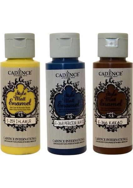 Cam ve Seramik Boyası 3'lü Set