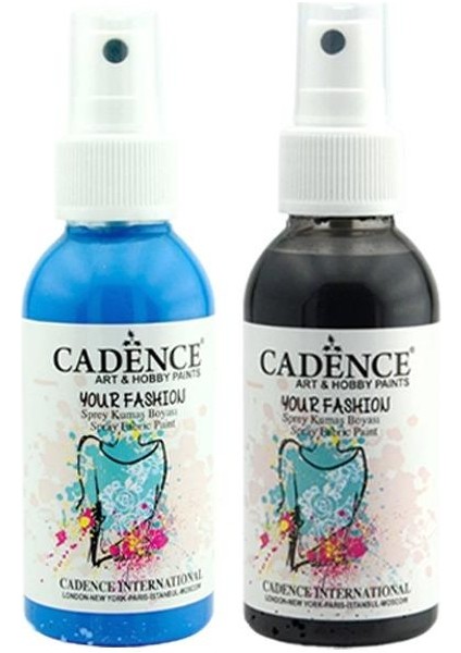 Sprey Kumaş Boyası 100ML 2li Set