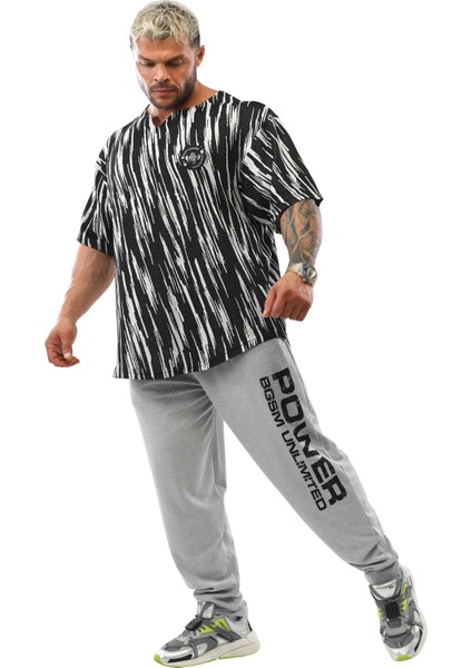 Erkek Şalvar Kesim Eşofman Altı Gym Pantolon Bgsm PNT1358
