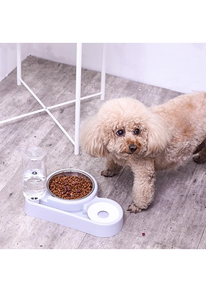 Otomatik Su Sebilli Mama Kabı-Gri fırsatları