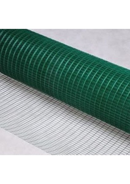 Pvc Kaplı Puntalı Yeşil Tel 12X12 Gözaralıklı 09MM Kalınlık-Kafes Teli Kümesteli 1X10 Metre