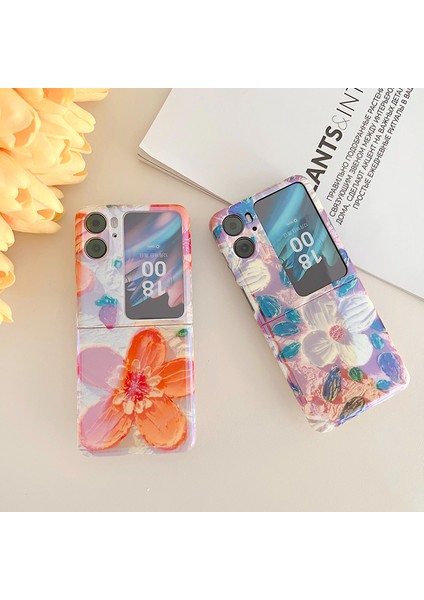 Oppo Find N2 Flip Tam Kapsama Sarı Çiçek Kamelya Telefon Kılıfı Için (Yurt Dışından) fırsatları