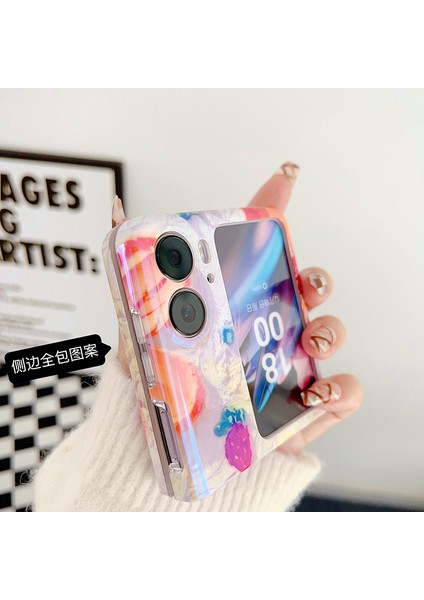 Oppo Find N2 Flip Tam Kapsama Sarı Çiçek Kamelya Telefon Kılıfı Için (Yurt Dışından) indirimleri