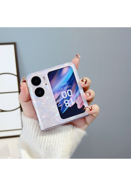 Oppo Find N2 Tüm Flip Shell Desen Cep Telefon Kılıfı Kapak (Yurt Dışından) indirimleri