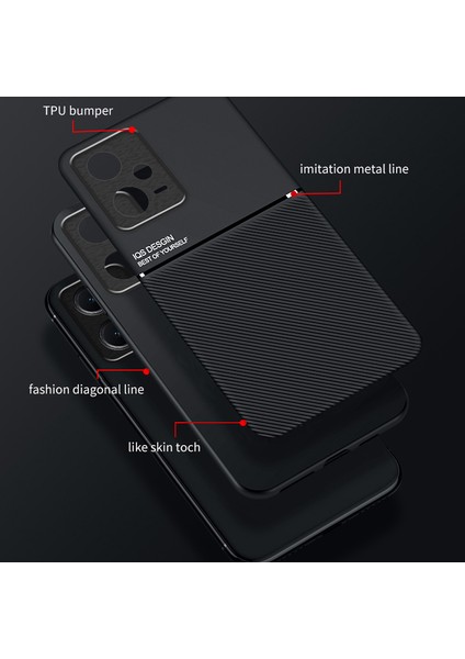 Poco X5 Pro 5g Kepçe Manyetik Emme Cep Telefonu Kılıfları (Yurt Dışından)