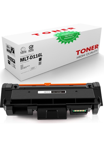 Samsung SL-M2625/SL-M2625F Çipli MLT-D116L Muadil Toner /wb/