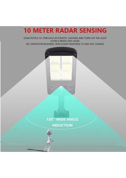 Güneş Işık Pır Hareket Sensör Duvar Akıllı Uzak Kontrol Lambası (Yurt Dışından)