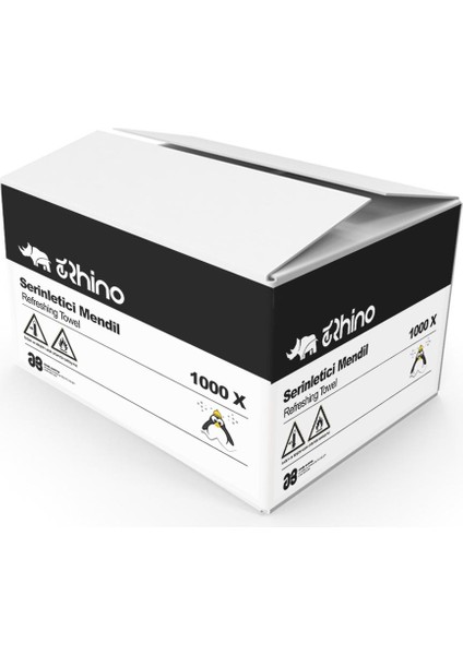 Box Penguen Baskılı 70MMX75MM Islak Mendil 1000'li koli