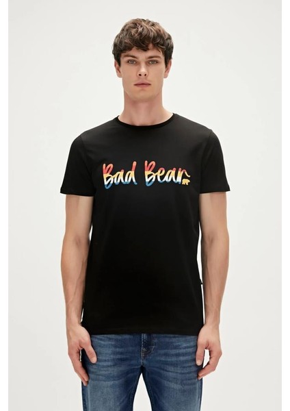 MANUSCRIPT T-SHIRT SİYAH Erkek T-Shirt 23.01.07.008-C01