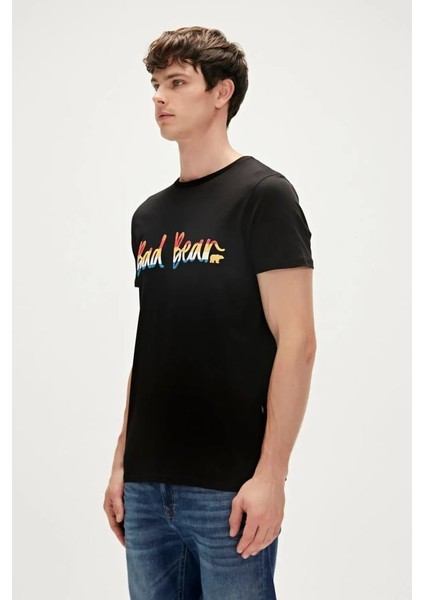MANUSCRIPT T-SHIRT SİYAH Erkek T-Shirt 23.01.07.008-C01