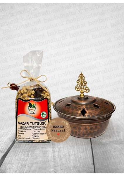 Eskitme Tütsü Tavası No:1 ve Nazar Tütsüsü