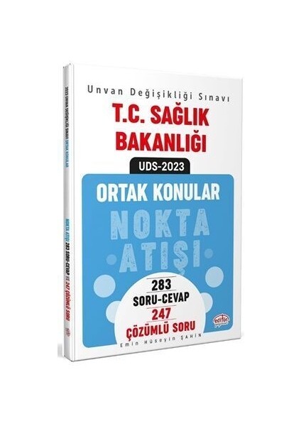 T.C. Sağlık Bakanlığı Unvan Değişikliği Sınavı Ortak Konular Nokta Atışı Soru Cevap Soru Bankası
