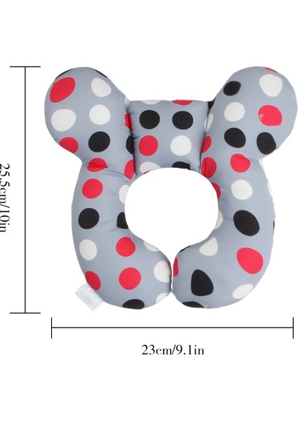 Koruyucu Seyahat Araba Koltuğu Baş Boyun Destek Bebek Yastığı 0-3 Yaş (Yurt Dışından)