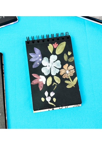 17x12Cm Sketch Book - Eskiz Defteri - Siyah Sayfa - 120 Gr - 64 Yaprak modelleri