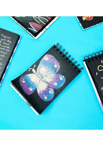 17x12Cm Sketch Book - Eskiz Defteri - Siyah Sayfa - 120 Gr - 64 Yaprak indirimleri