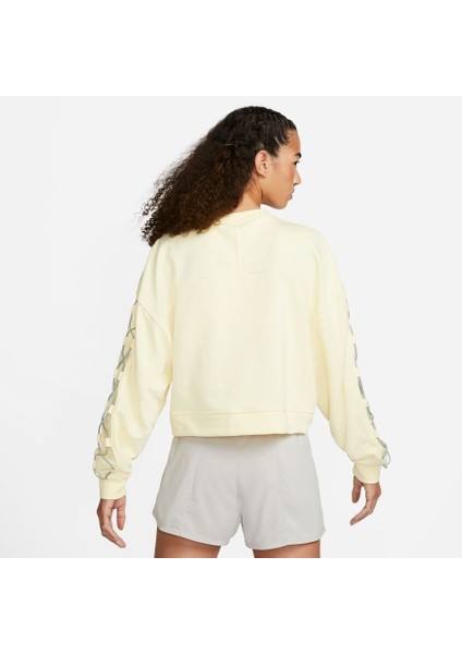 Dri-Fıt Lace-Up Crew-Neck Kadın Sweatshirt DX0002-744 fiyatları
