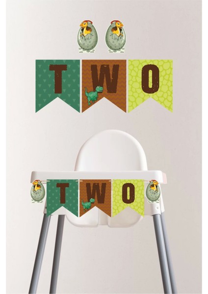 Dinazor Konsepti Two Banner *kalın Kağıt