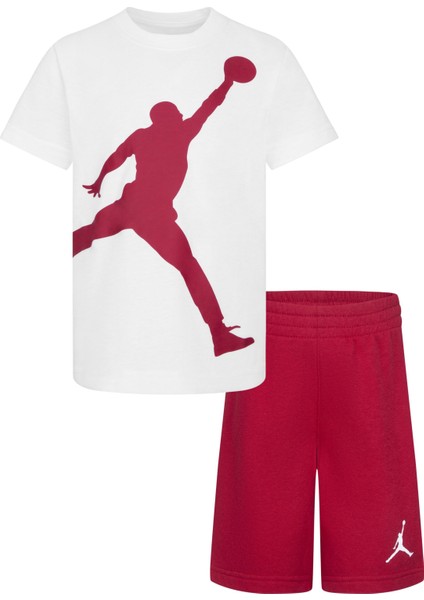 Jordan Jumbo Jumpman Çocuk Şort T-Shirt Set 75C138-R78