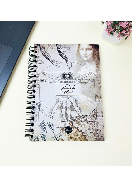 23x16Cm Sketch Book - Eskiz Defteri - Siyah Sayfa - 120 Gr - 64 Yaprak