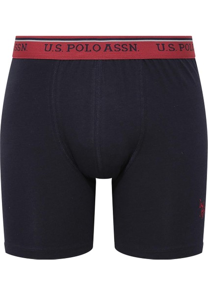 Erkek Uzun Paçalı Modal Lacivert Tekli Boxer 80482