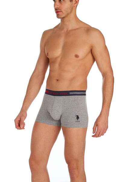 Erkek Lacivert - Beyaz - Gri Melanj 3'lü Boxer 90004 indirimleri