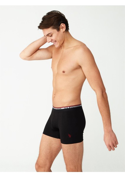 Erkek Modal Siyah - Antrasit 2'li Boxer 80489
