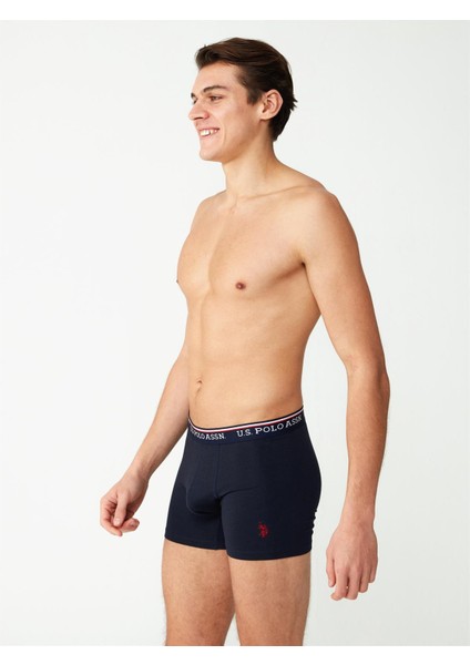 U.s. Polo Assn. - Erkek Modal Siyah - Lacivert 2 Li Boxer  80488