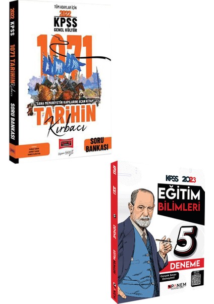 KPSS Tarihin Kırbacı Soru Bankası + Panem Eğitim 5 Deneme