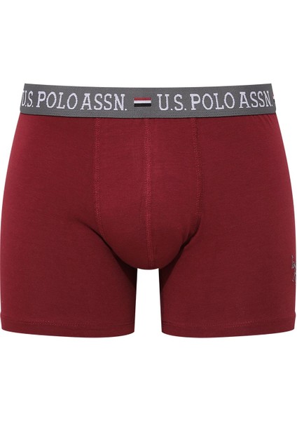 Erkek Modal Bordo - Siyah Baskılı 2'li Boxer 80487 modelleri