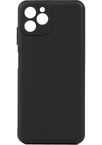 Oukitel C21 Pro Kılıf Kamera Korumalı Mat Renkli Yumuşak Kalın Sağlam Silikon Kılıf Biye Siyah
