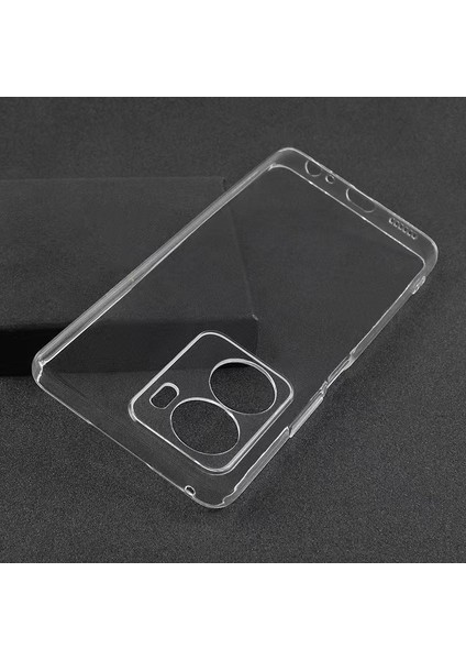 Case 4U Vivo Y16 Kılıf Kamera Korumalı Yumuşak Şeffaf Ince Süper Silikon