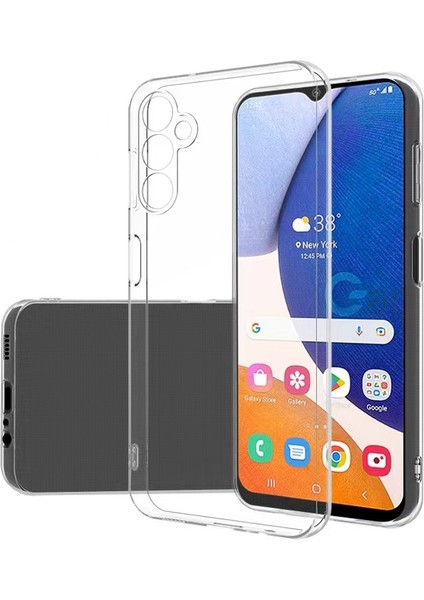 Samsung Galaxy A14 Uyumlu Kılıf Kamera Korumalı Yumuşak Şeffaf Ince Süper Silikon