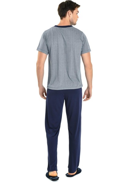 Yeni Inci 3'lü Yarım Kol Erkek Pijama Takım EPJ797