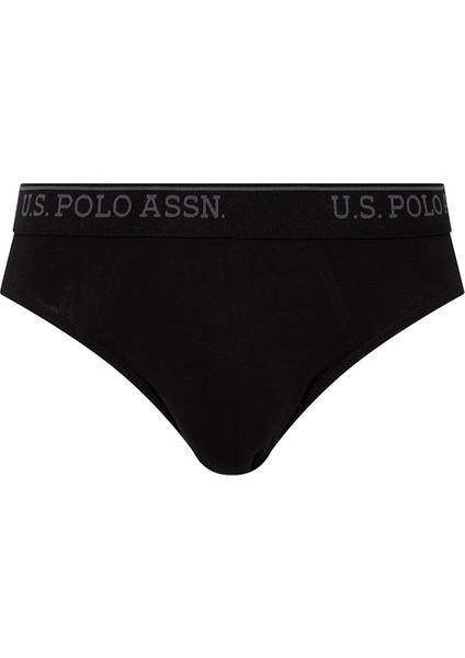 U.s. Polo Assn. - Erkek Siyah 3 Lü Slip  90003