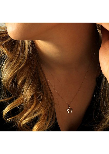 Kadın 14 Ayar Altın Yıldız Kolye fiyatları
